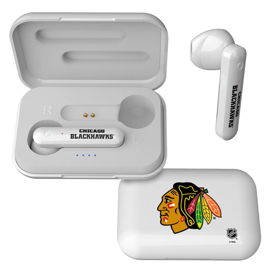 Chicago Blackhawks Insignia Wireless Earbuds-0
