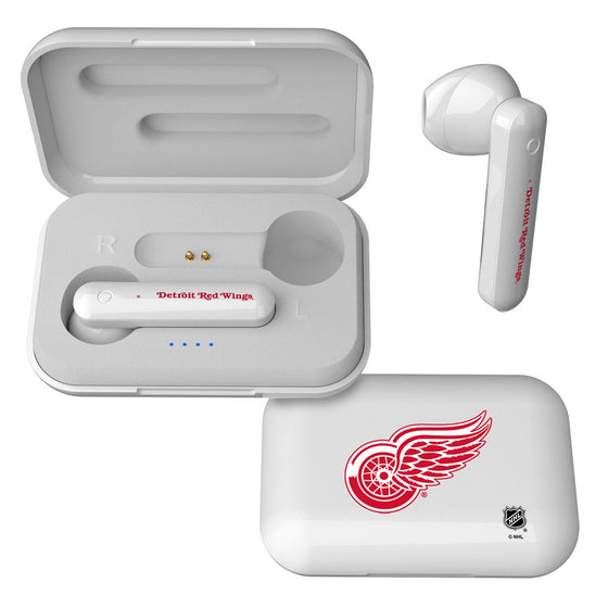 Detroit Red Wings Insignia Wireless Earbuds-0