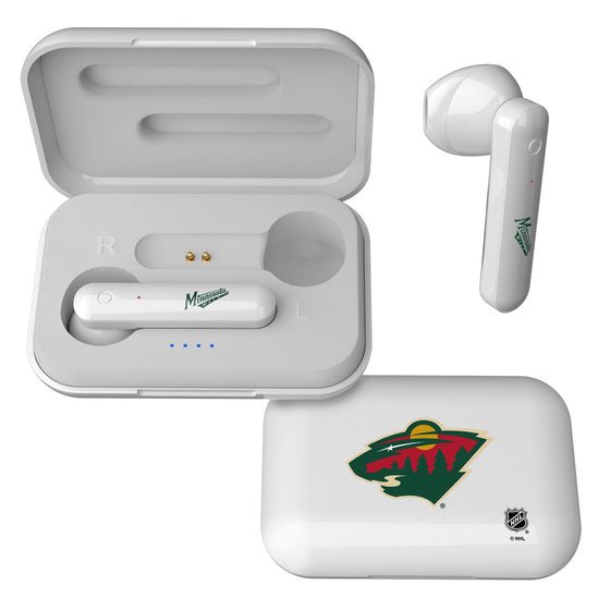 Minnesota Wild Insignia Wireless Earbuds-0