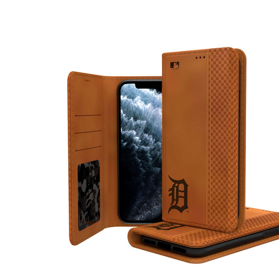 Detroit Tigers Woodburned Folio Case - 757 Sports Collectibles