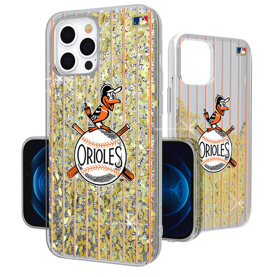 Baltimore Orioles 1954-1963 - Cooperstown Collection Pinstripe Gold Glitter Case - 757 Sports Collectibles