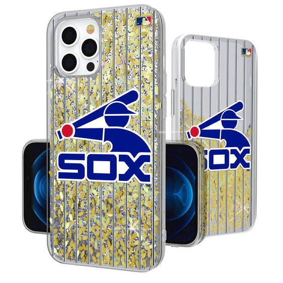 Chicago White Sox 1976-1981 - Cooperstown Collection Pinstripe Gold Glitter Case - 757 Sports Collectibles