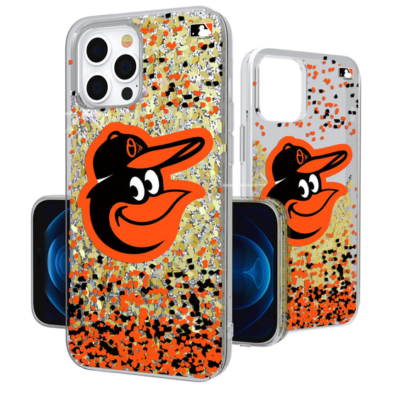 Baltimore Orioles Confetti Gold Glitter Case - 757 Sports Collectibles