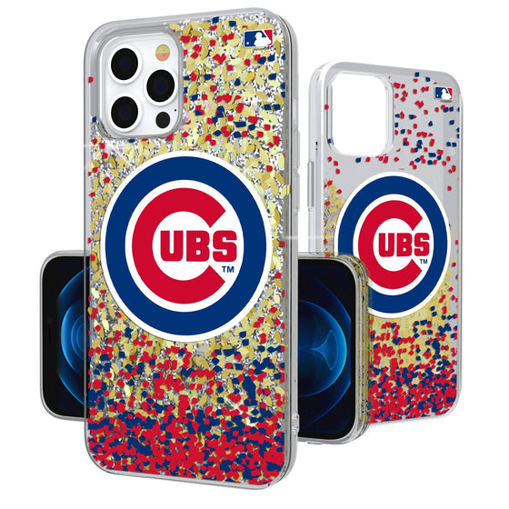 Chicago Cubs Confetti Gold Glitter Case - 757 Sports Collectibles