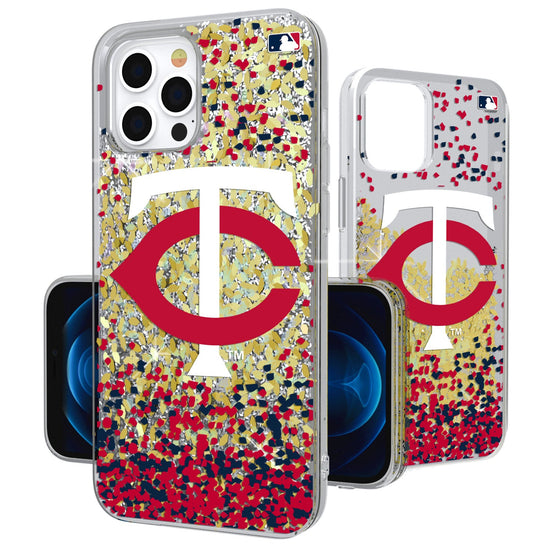 Minnesota Twins Confetti Gold Glitter Case - 757 Sports Collectibles