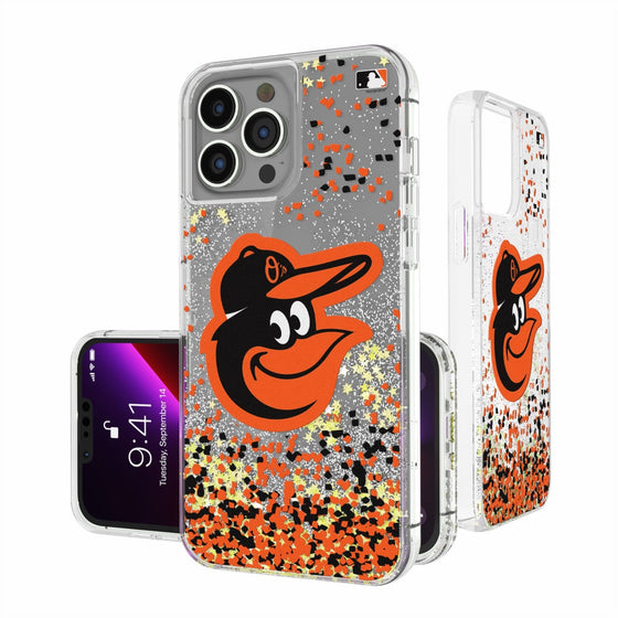 Baltimore Orioles Confetti Gold Glitter Case - 757 Sports Collectibles