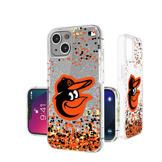 Baltimore Orioles Confetti Gold Glitter Case - 757 Sports Collectibles