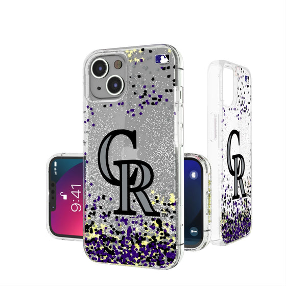 Colorado Rockies Confetti Gold Glitter Case - 757 Sports Collectibles