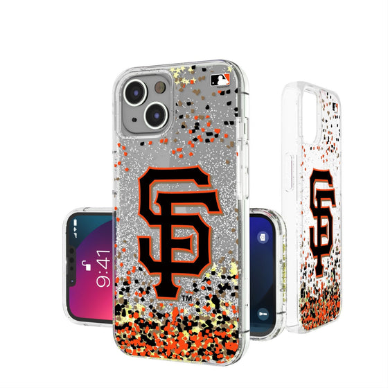 San Francisco Giants Confetti Gold Glitter Case - 757 Sports Collectibles