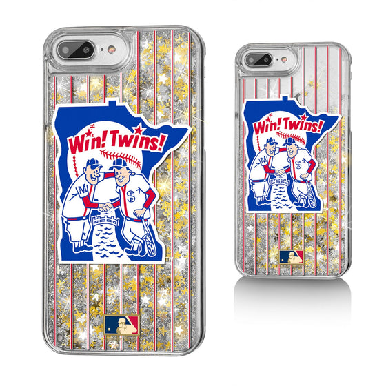 Minnesota Twins 1976-1986 - Cooperstown Collection Pinstripe Gold Glitter Case - 757 Sports Collectibles