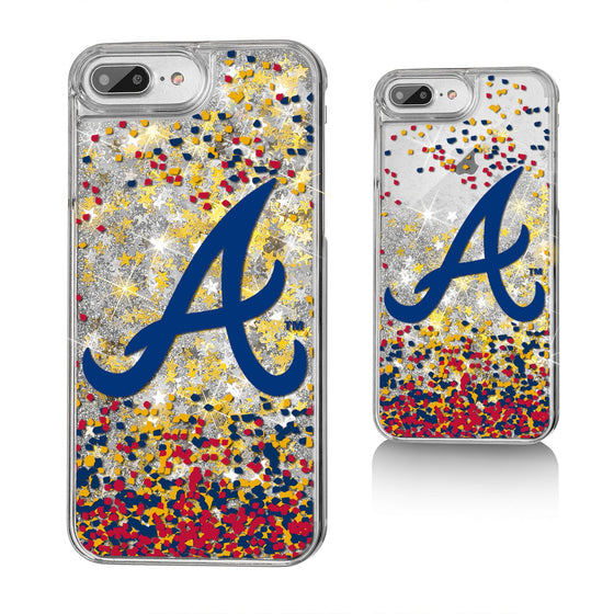 Atlanta Braves Confetti Gold Glitter Case - 757 Sports Collectibles