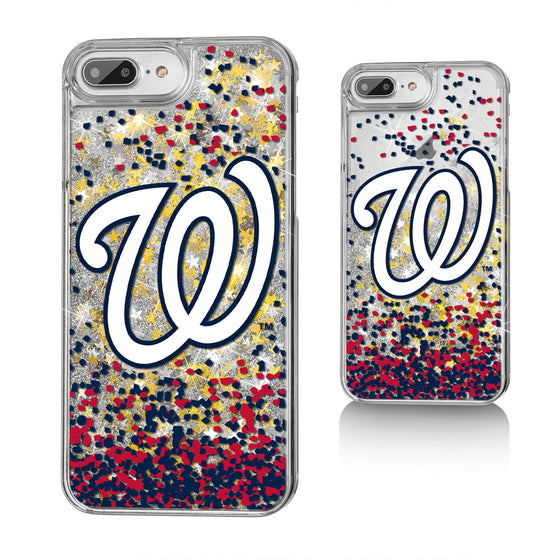 Washington Nationals Confetti Gold Glitter Case - 757 Sports Collectibles