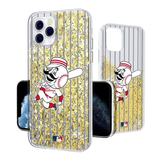 Cincinnati Reds 1953-1967 - Cooperstown Collection Pinstripe Gold Glitter Case - 757 Sports Collectibles