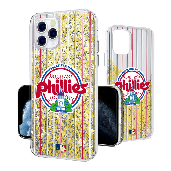 Philadelphia Phillies 1984-1991 - Cooperstown Collection Pinstripe Gold Glitter Case - 757 Sports Collectibles