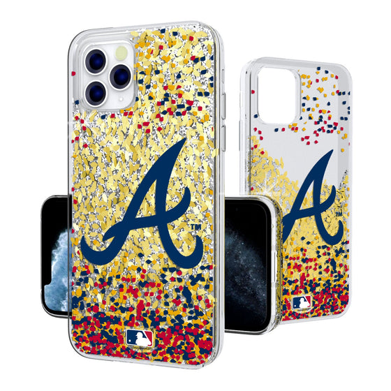 Atlanta Braves Confetti Gold Glitter Case - 757 Sports Collectibles