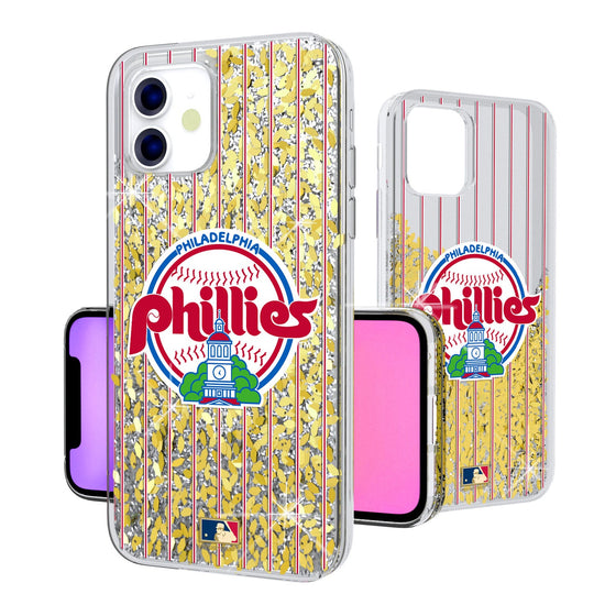 Philadelphia Phillies 1984-1991 - Cooperstown Collection Pinstripe Gold Glitter Case - 757 Sports Collectibles