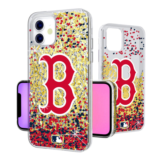 Boston Red Sox Confetti Gold Glitter Case - 757 Sports Collectibles