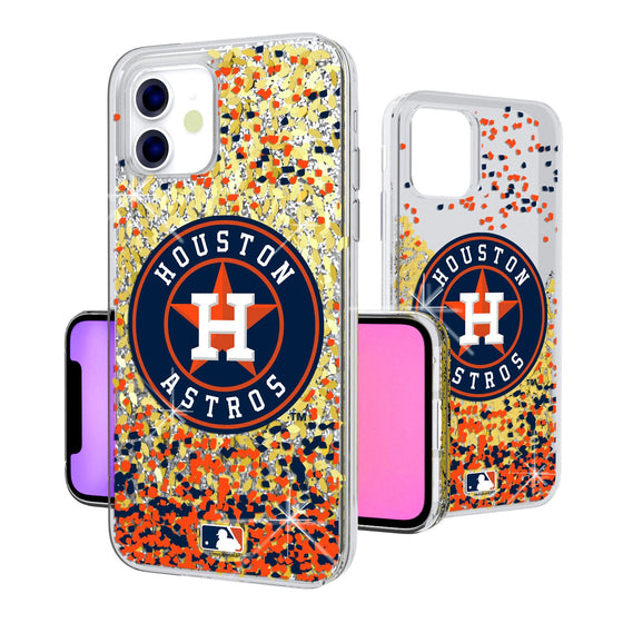 Houston Astros Confetti Gold Glitter Case - 757 Sports Collectibles