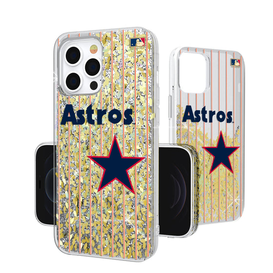 Houston Astros 1975-1981 - Cooperstown Collection Pinstripe Gold Glitter Case - 757 Sports Collectibles