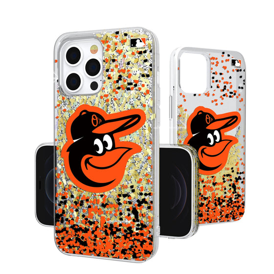 Baltimore Orioles Confetti Gold Glitter Case - 757 Sports Collectibles