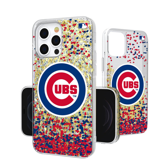 Chicago Cubs Confetti Gold Glitter Case - 757 Sports Collectibles