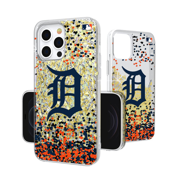 Detroit Tigers Confetti Gold Glitter Case - 757 Sports Collectibles