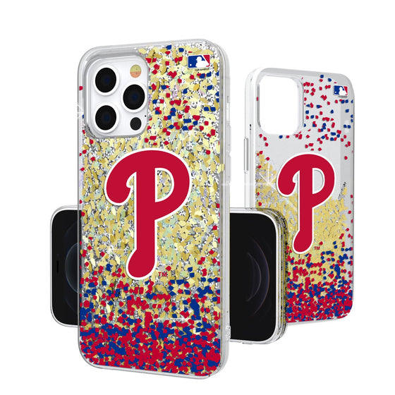 Philadelphia Phillies Confetti Gold Glitter Case - 757 Sports Collectibles