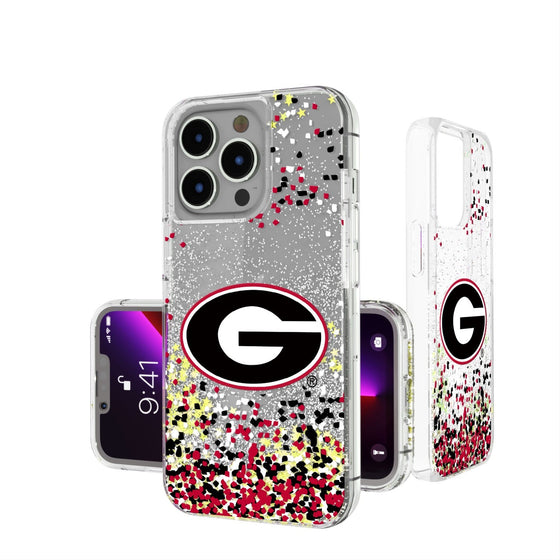 Georgia Bulldogs Confetti Glitter Case-0