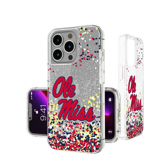 Mississippi Ole Miss Rebels Confetti Glitter Case-0