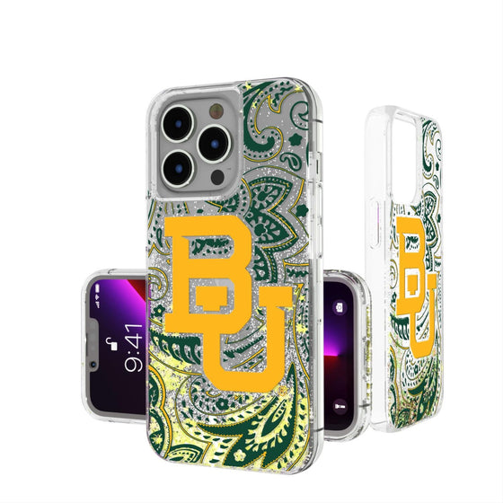 Baylor Bears Paisley Glitter Case-0