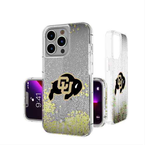 Colorado Buffaloes Linen Glitter Phone Case-0