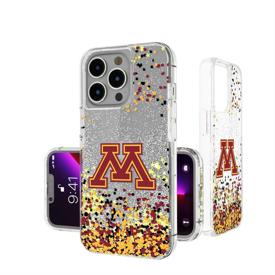 Minnesota Golden Gophers Confetti Glitter Case-0