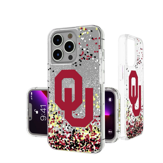 Oklahoma Sooners Confetti Glitter Case-0