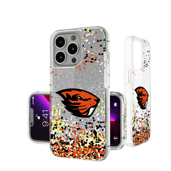 Oregon State Beavers Confetti Glitter Case-0