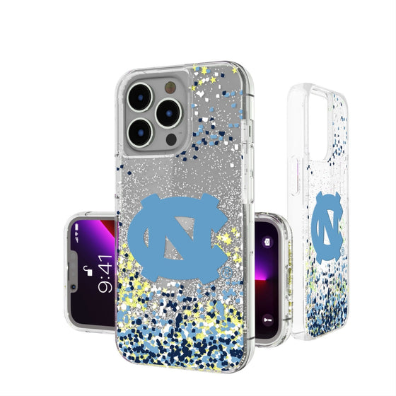 North Carolina Tar Heels Confetti Glitter Case-0