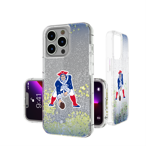 New England Patriots Historic Collection Linen Glitter Phone Case-0