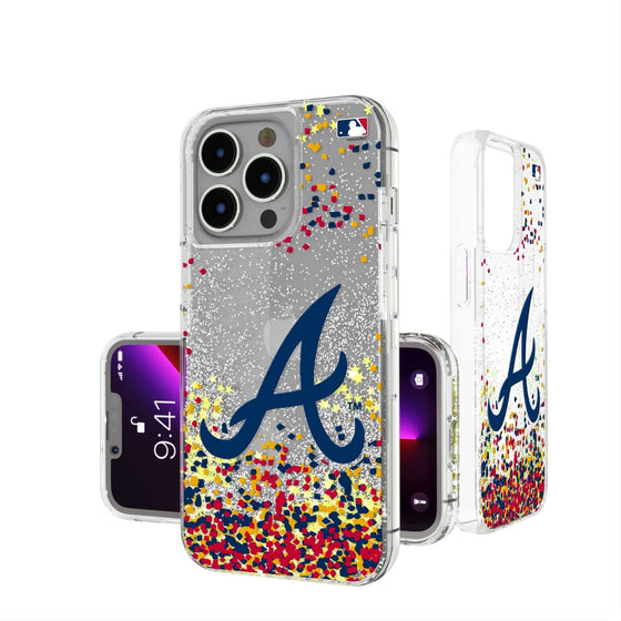 Atlanta Braves Confetti Gold Glitter Case - 757 Sports Collectibles