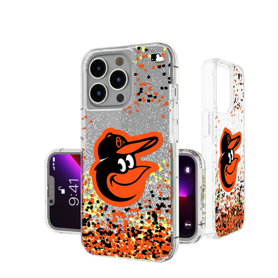 Baltimore Orioles Confetti Gold Glitter Case - 757 Sports Collectibles