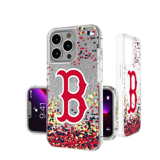 Boston Red Sox Confetti Gold Glitter Case - 757 Sports Collectibles