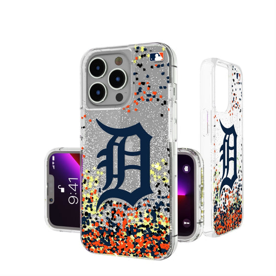 Detroit Tigers Confetti Gold Glitter Case - 757 Sports Collectibles