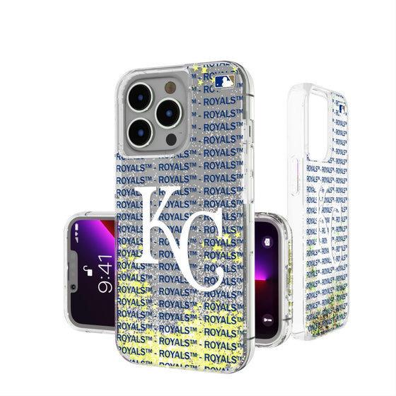 Kansas City Royals Blackletter Glitter Case-0