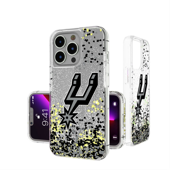 San Antonio Spurs Confetti Glitter Case-0