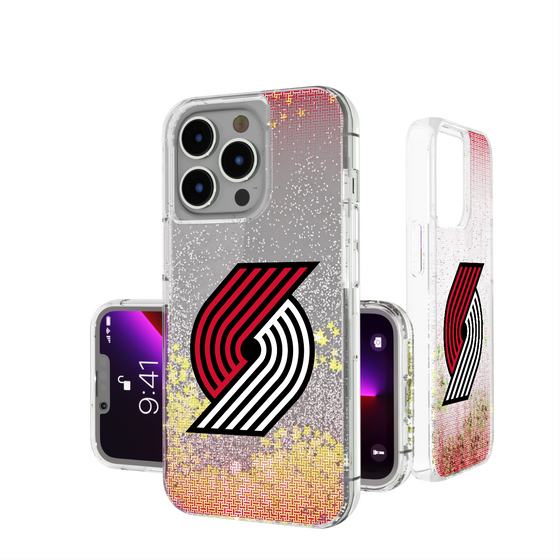 Portland Trail Blazers Linen Glitter Phone Case-0