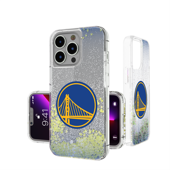 Golden State Warriors Linen Glitter Phone Case-0