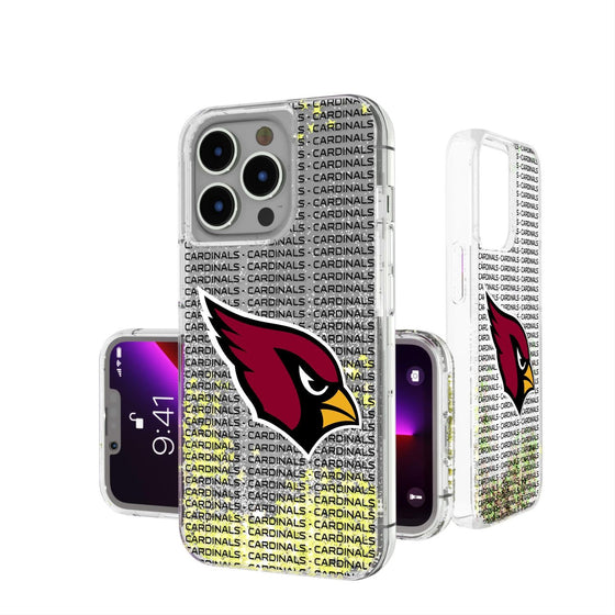 Arizona Cardinals Blackletter Glitter Case-0