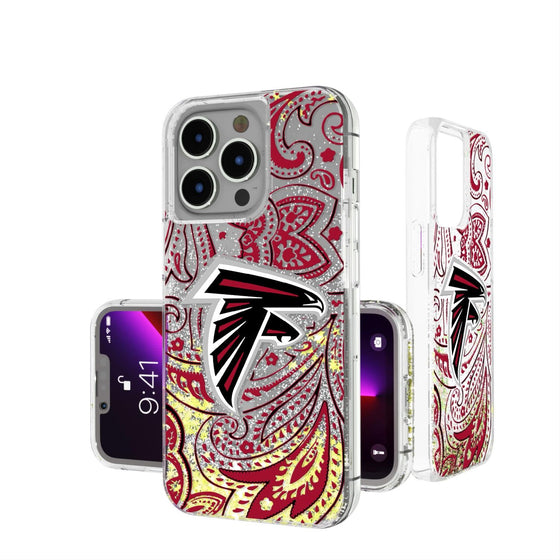 Atlanta Falcons Paisley Glitter Case-0