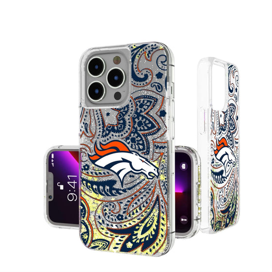 Denver Broncos Paisley Glitter Case-0