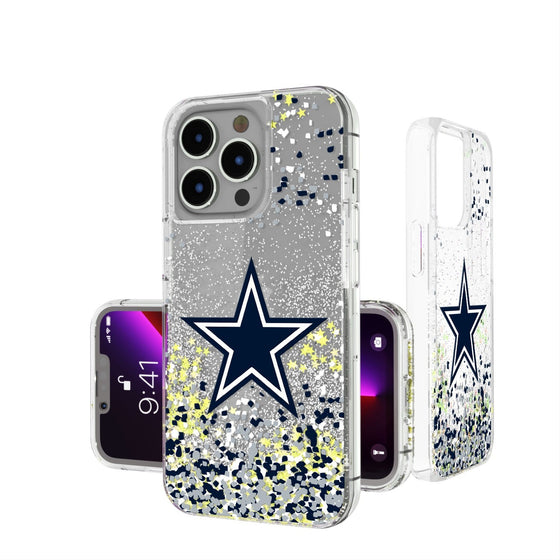Dallas Cowboys Confetti Glitter Case - 757 Sports Collectibles
