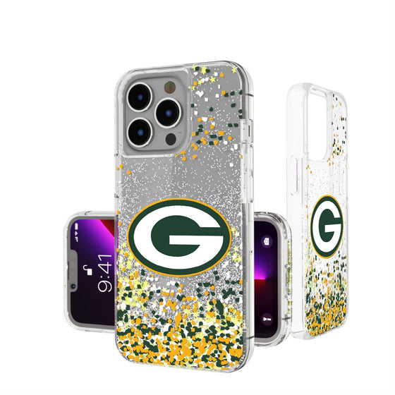 Green Bay Packers Confetti Glitter Case - 757 Sports Collectibles