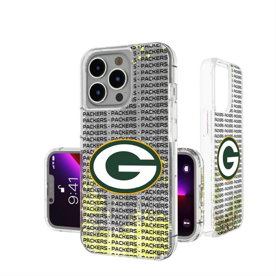 Green Bay Packers Blackletter Glitter Case-0